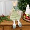 Northlight Sitting Boy Mouse in Overalls with Dangling Legs Christmas Figure - 18"